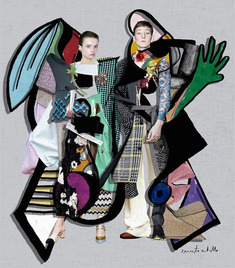 Arte por la Dana solidario creando un collage
